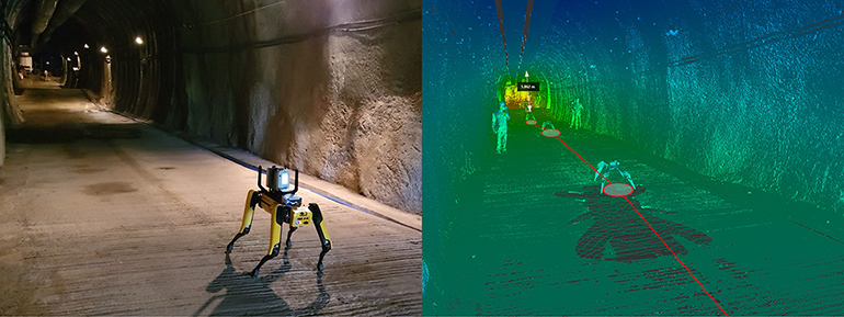 레이저 스캐너를 활용한 터널 현장 3D 형상 데이터 취득 및 분석